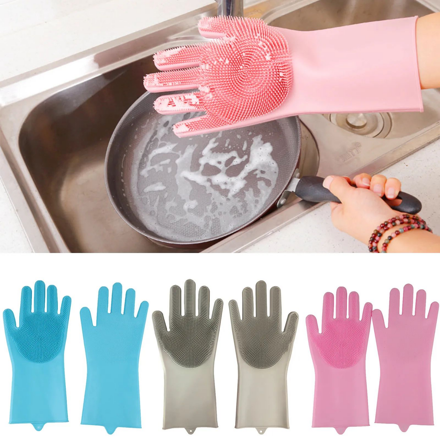 Dishwasher Silicone Hand Gloves